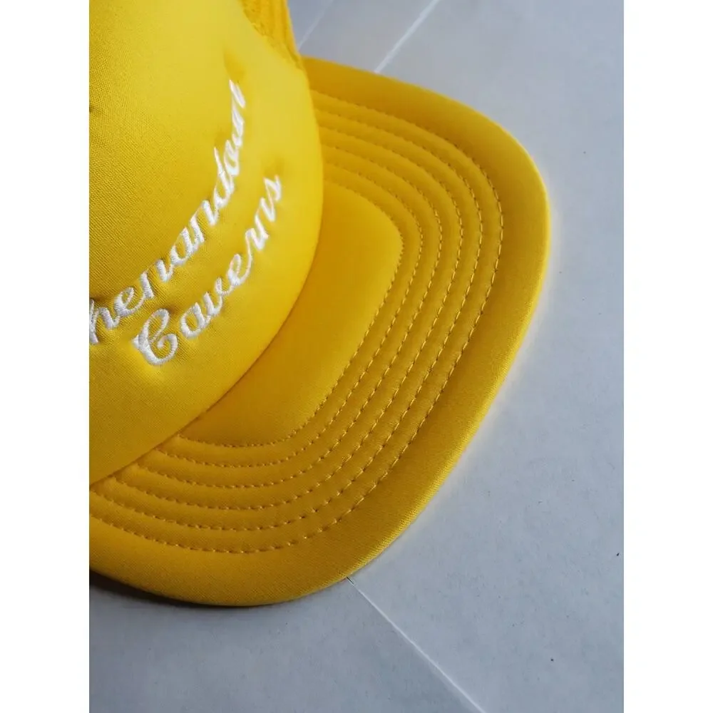 Shenandoah Caverns Virginia Snapback Hat Adjustable Cap Foam Trucker Hat 80s 90s